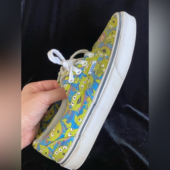 Disney Pixar Vans Toy Story Martians Alien Era GLOW IN THE DARK Rare M 5.5 W 7 - Picture 6 of 15